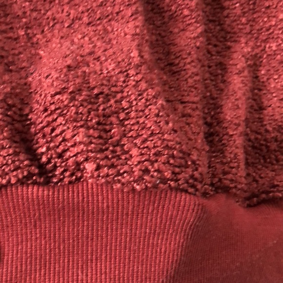 Lulu’s Brick Red Slub Knit Long Sleeve Top - Picture 4 of 6